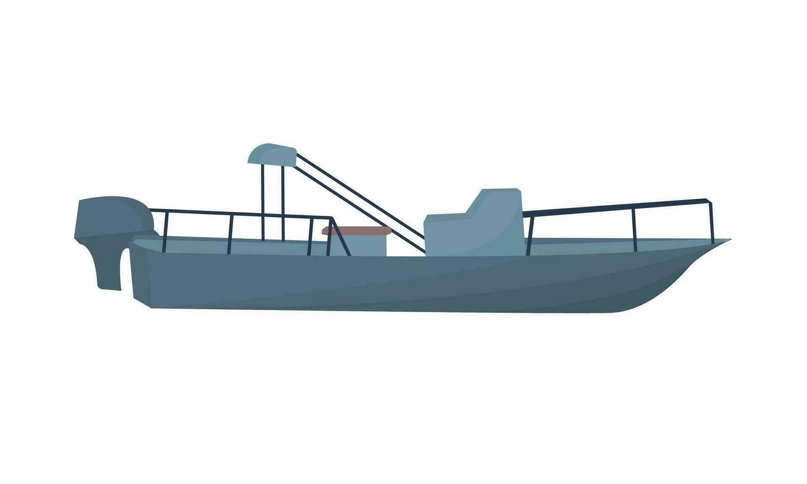 illustration of a fishing boat vector