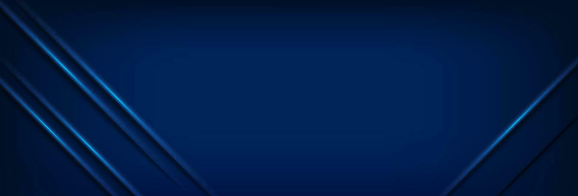 Abstract blue background with shining lines. Modern dark blue background design. Futuristic background dynamic line graphics. Vector illustration