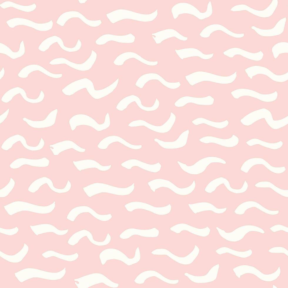 a pink and white pattern with wavy lines vector