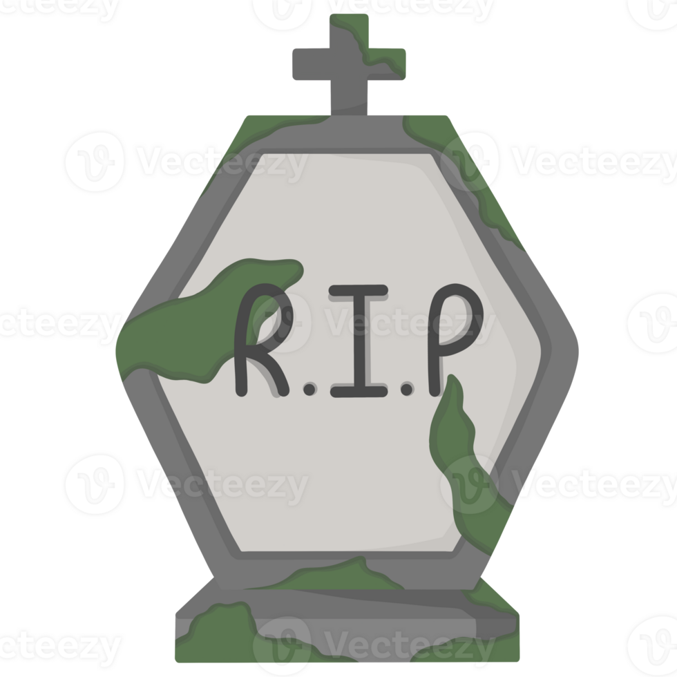 Halloween gravestone design png