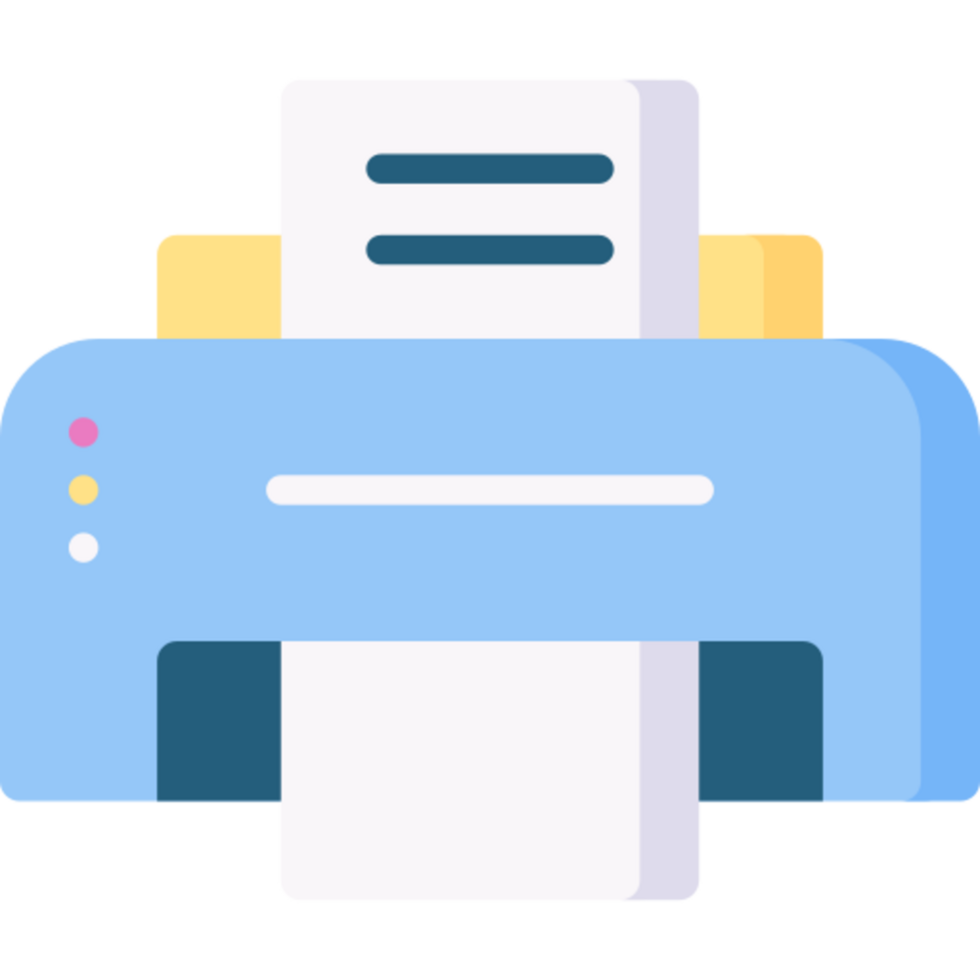 Printer icon design png