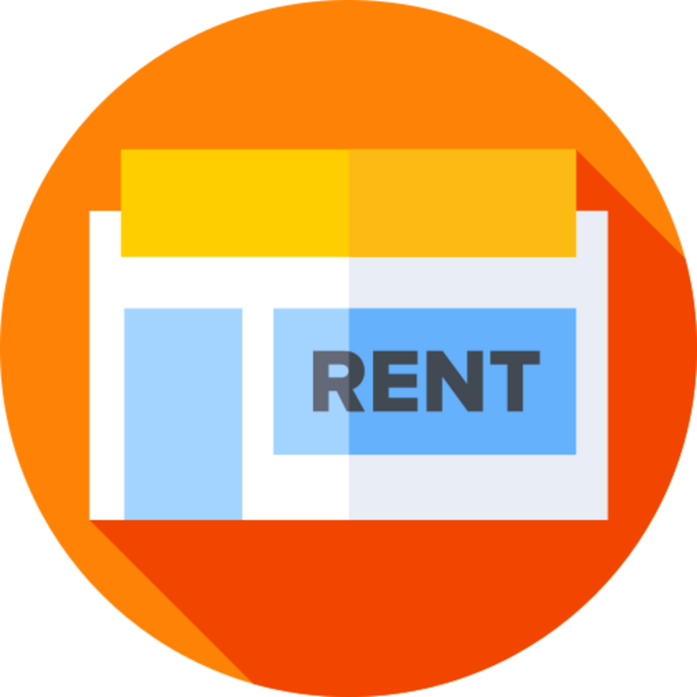 Rent icon design png