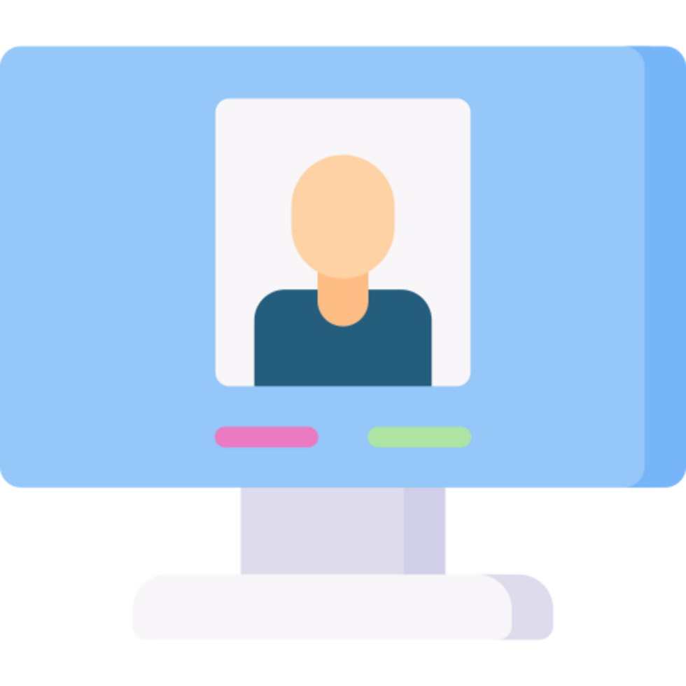 Video call icon design png