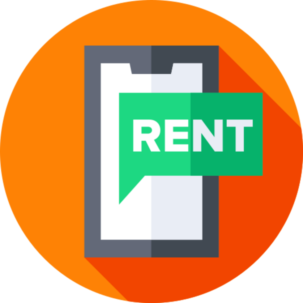 Rent icon design png