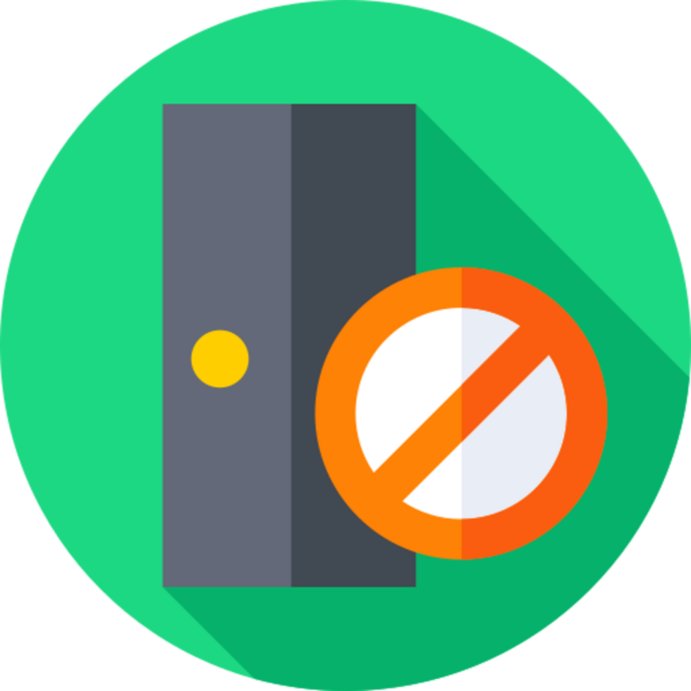 No apartment icon design png