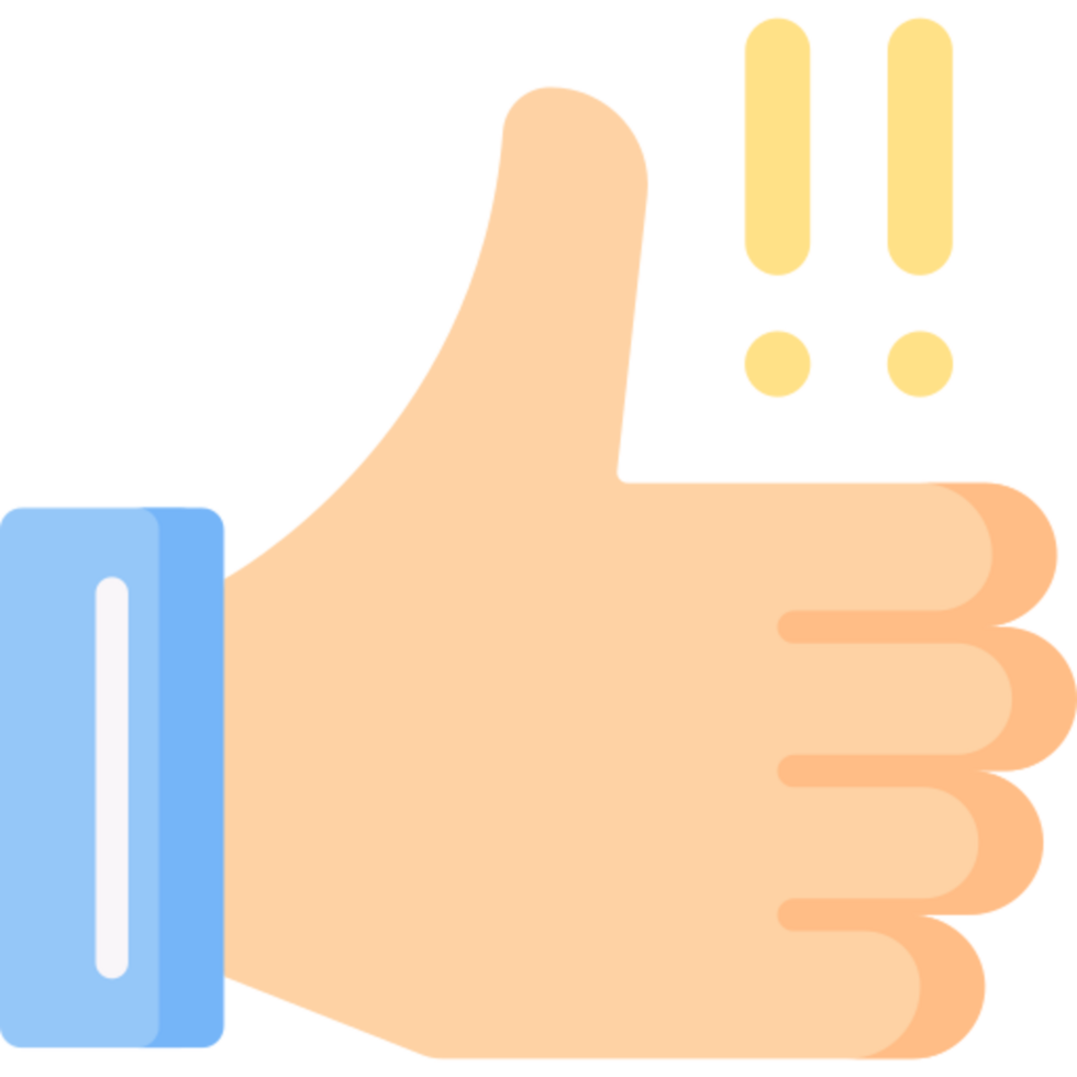 Thumbs up icon design png