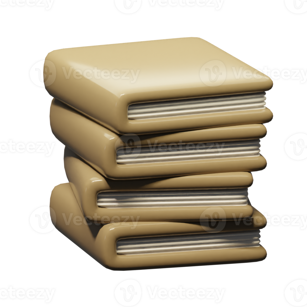 book 3d icon illustration png