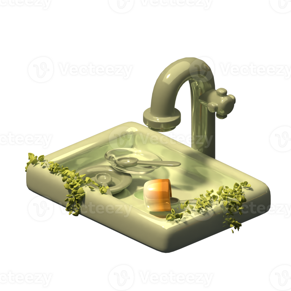 tap water 3d illustration 28287768 PNG