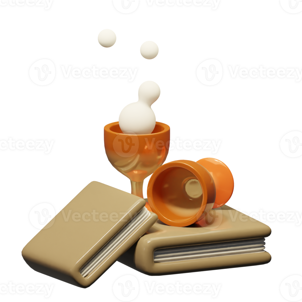book 3d icon illustration png
