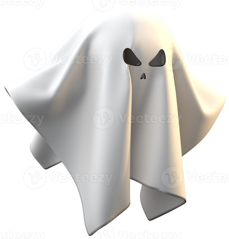 Halloween floating ghost png