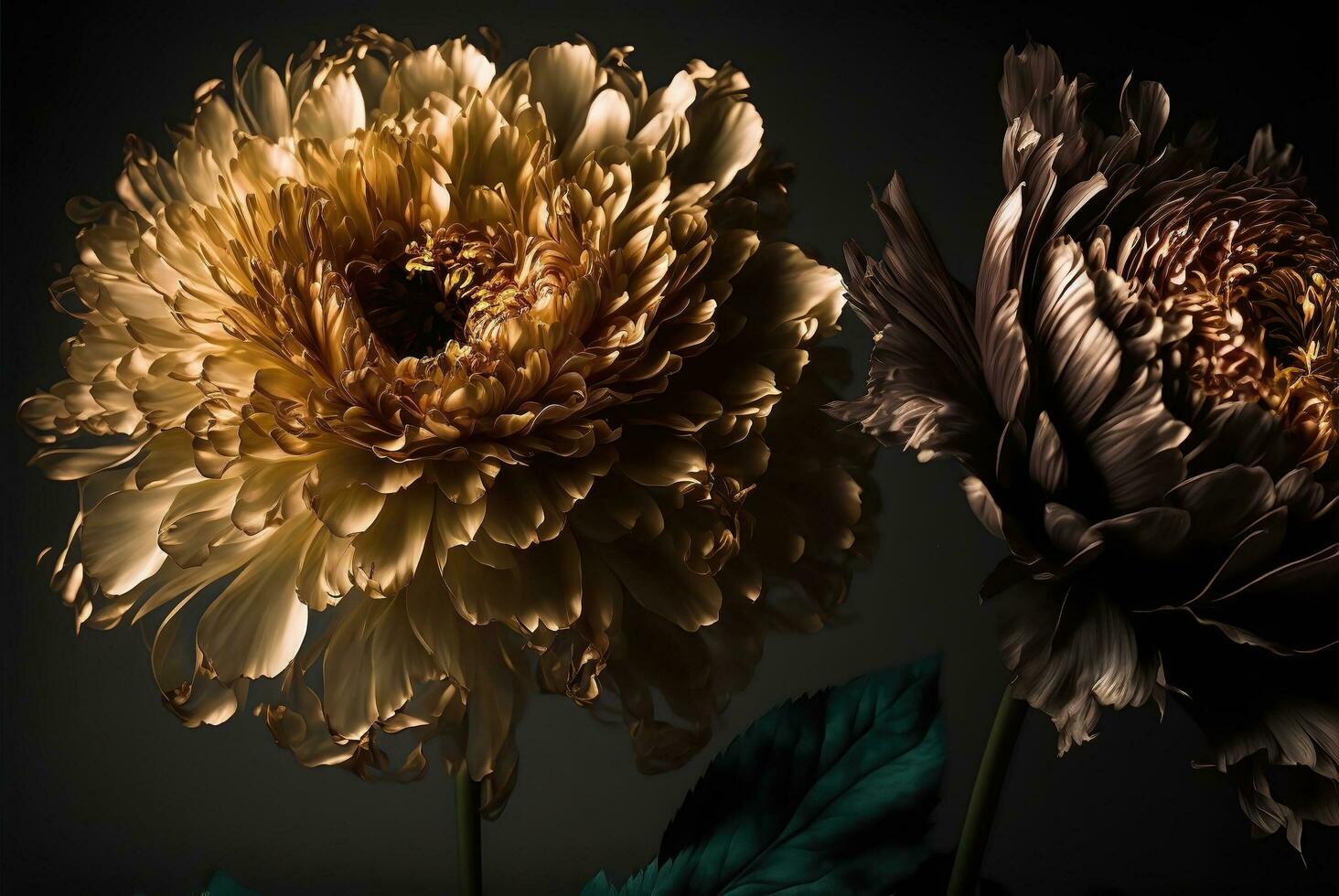 springtime blossom banner for elegant invitations generative ai photo