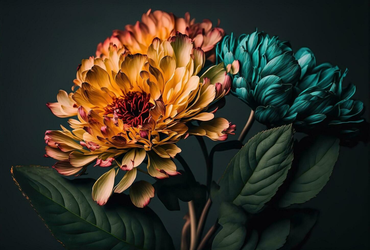 tropical bloom banner for beach weddings and invitations generative ai photo