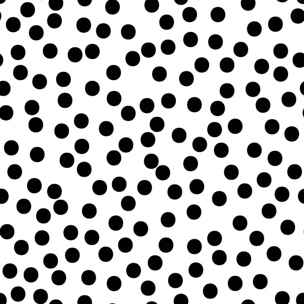 a black and white polka dot pattern vector