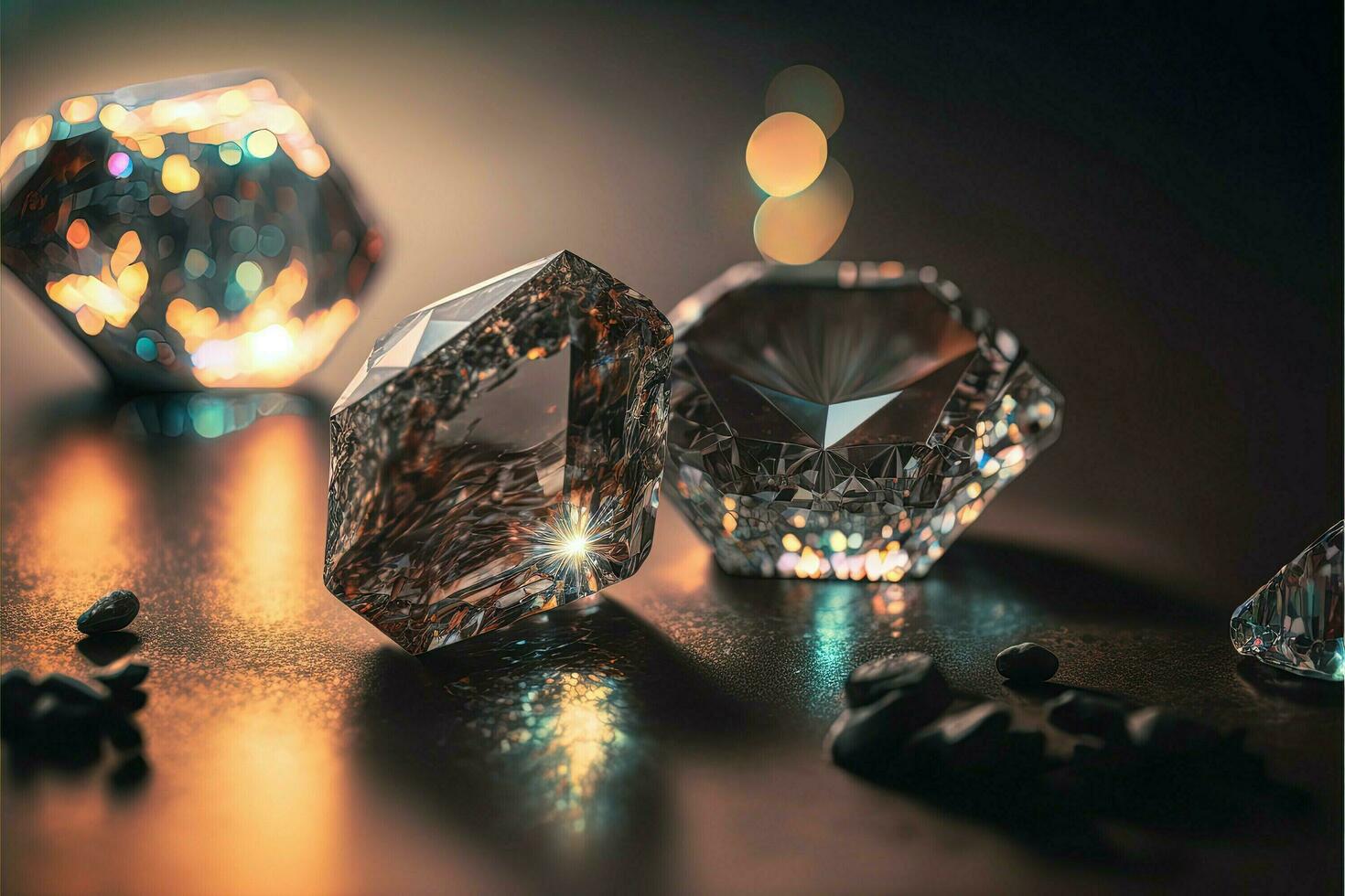 shiny diamond fit for royalty background that exudes elegance generative ai technology photo