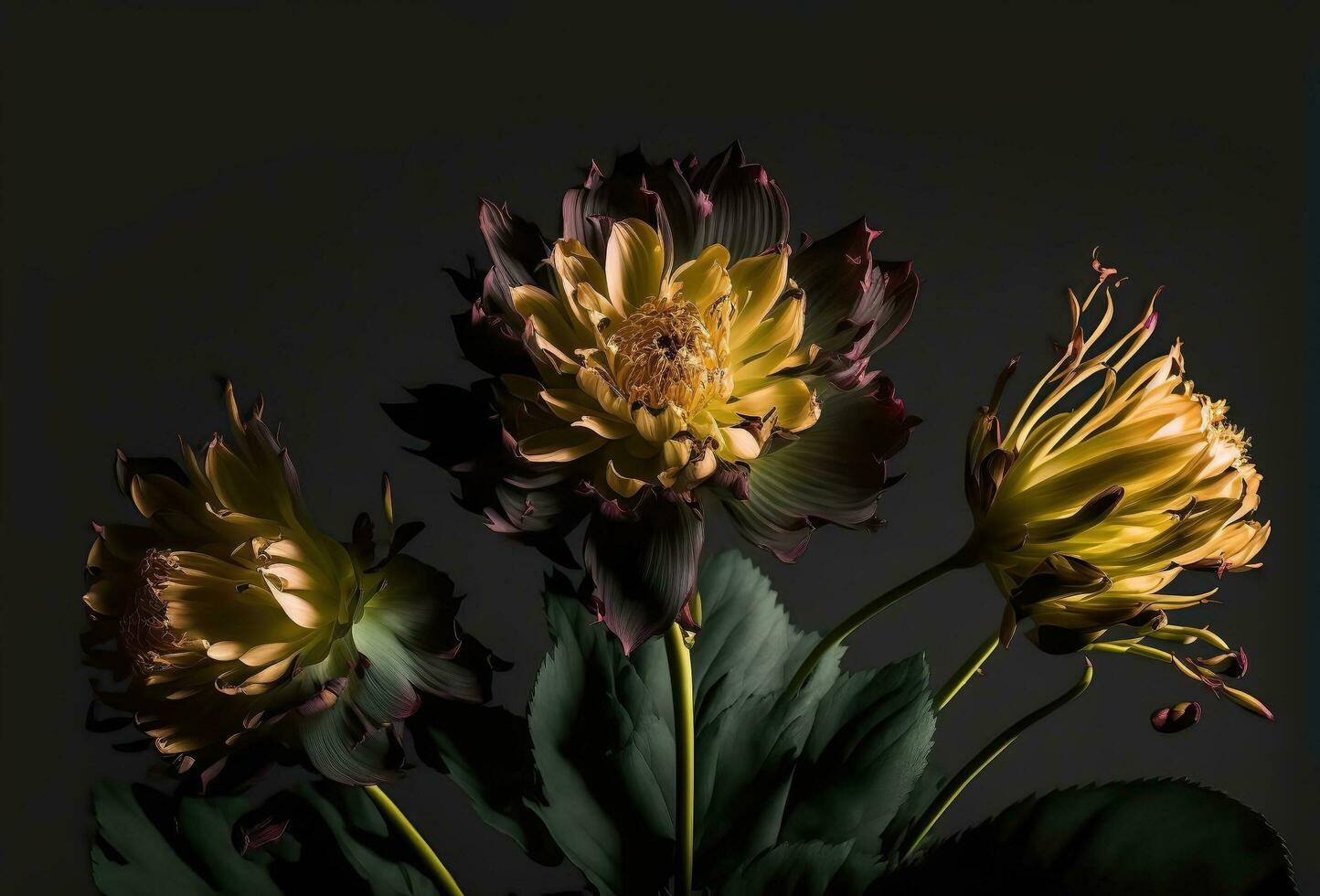 decorative floral backdrop for beautiful photography projects generative ai photo