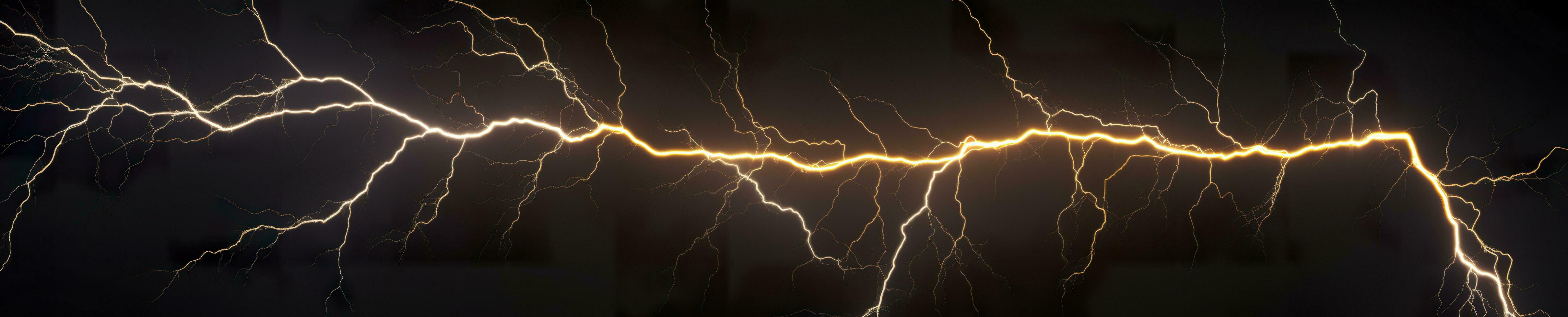 flat thunder lightning texture. Generative AI photo