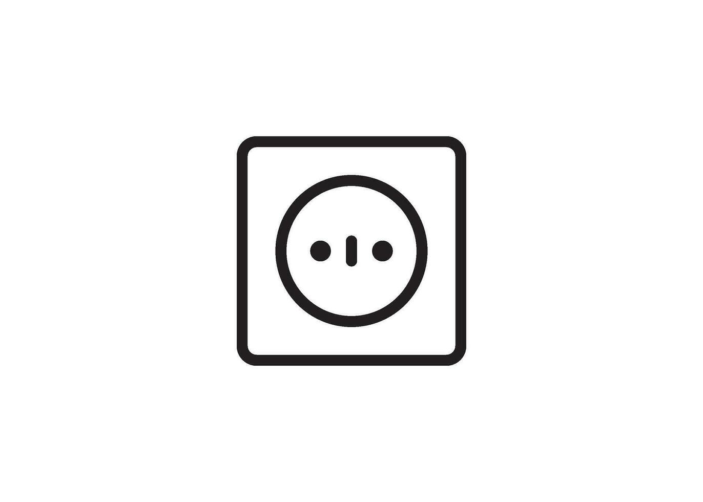 electric socket icon design vector isolated 28289992 Vector Art at Vecteezy