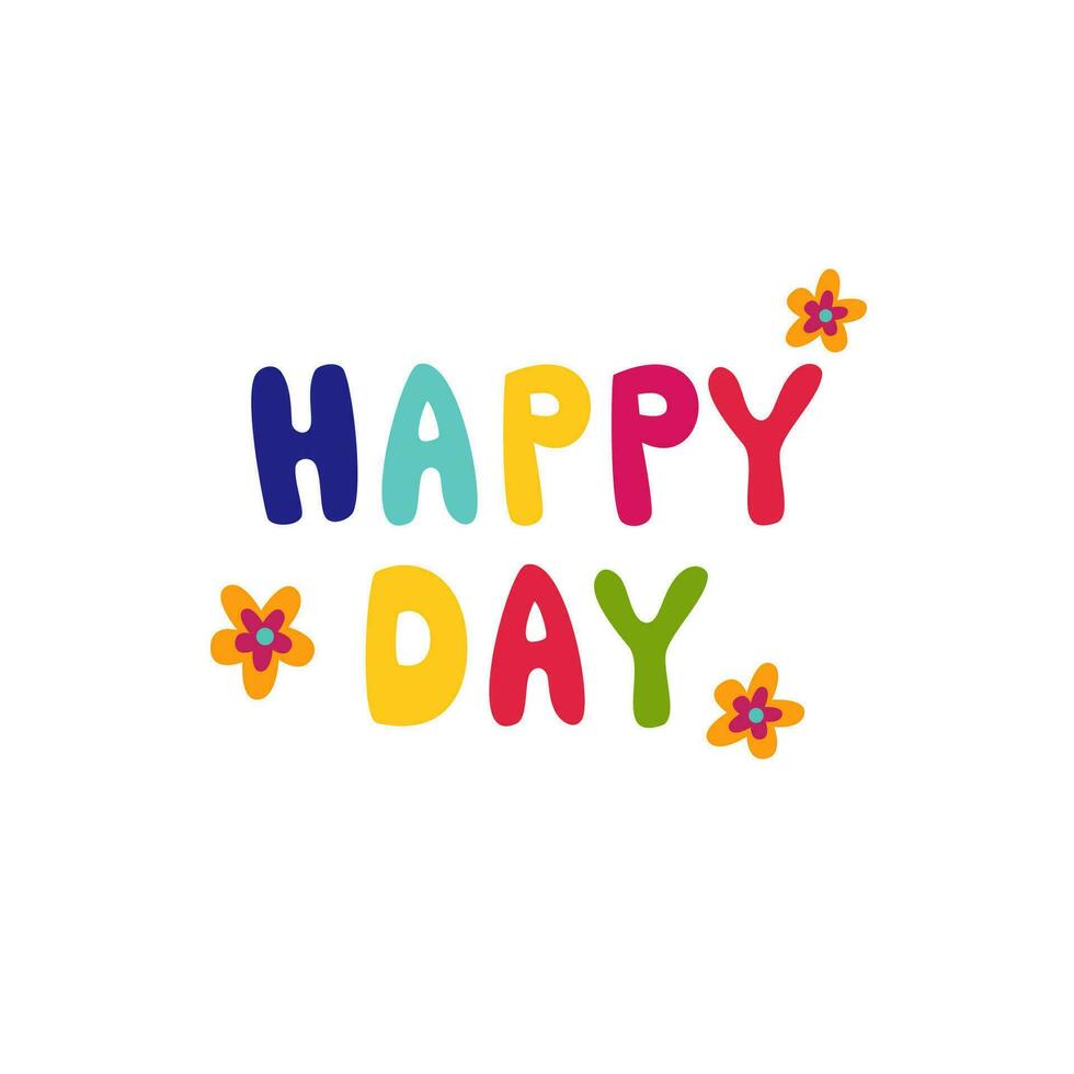 happy day illustration vector