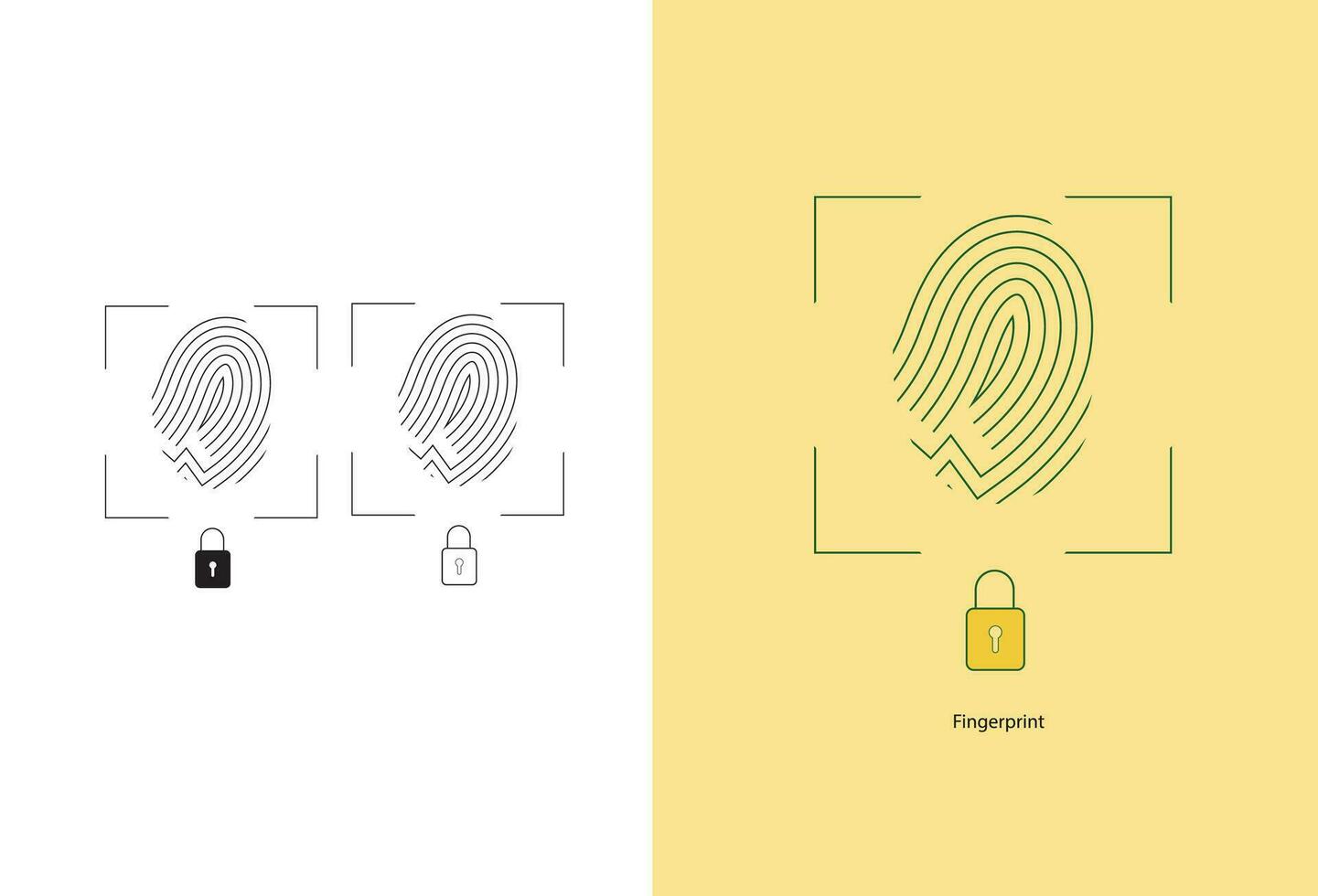 An isolated vector illustration of a Touch ID icon, presented with a trendy and sweet symbol, perfectly rendered in pixel style. This high quality illustration is available in EPS 10 format.