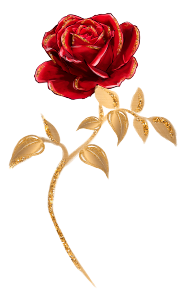 Beauty And The Beast Rose love 28290537 PNG