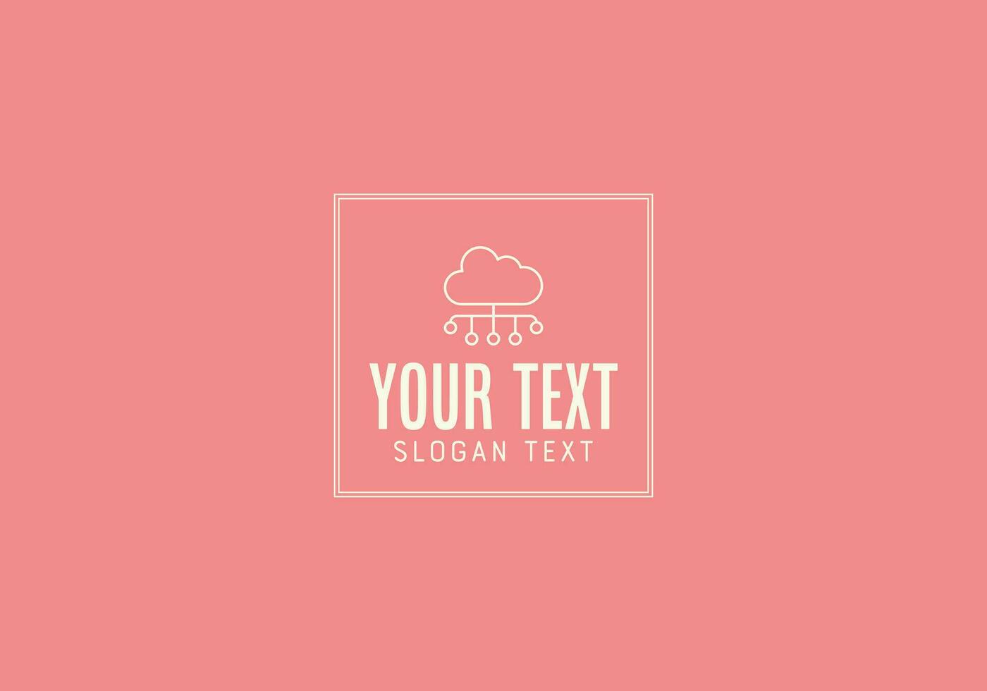 Information Technology Logo Design Concept vector