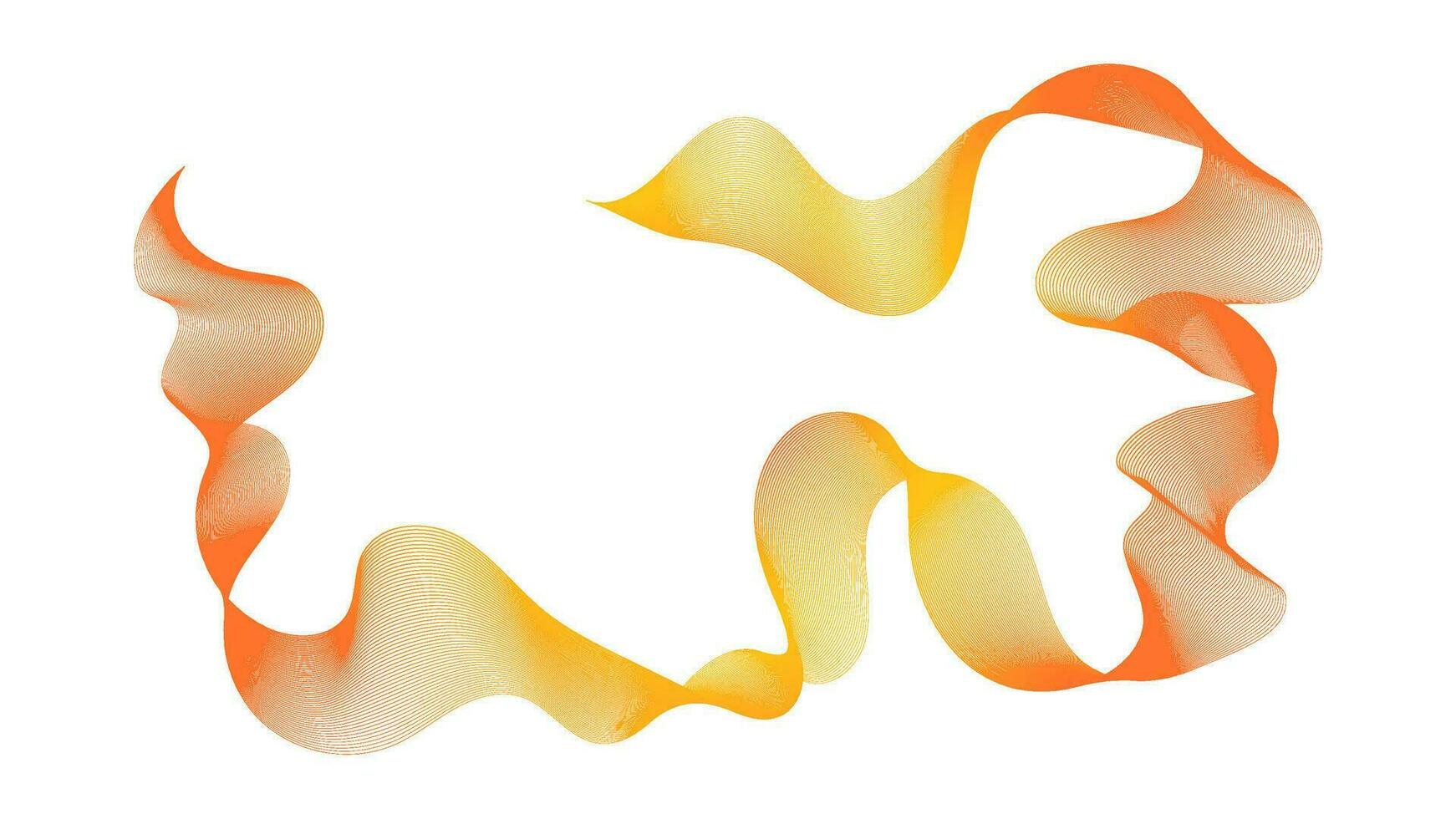 Abstract backdrop with wave gradient lines vector