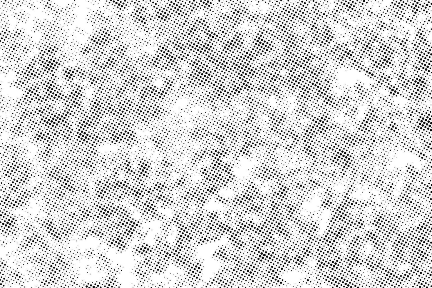 Fondo de textura de semitono de puntos negros vectoriales. vector