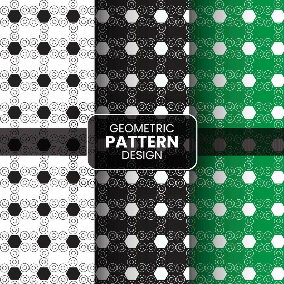 Modern Geometric Pattern Design Template vector