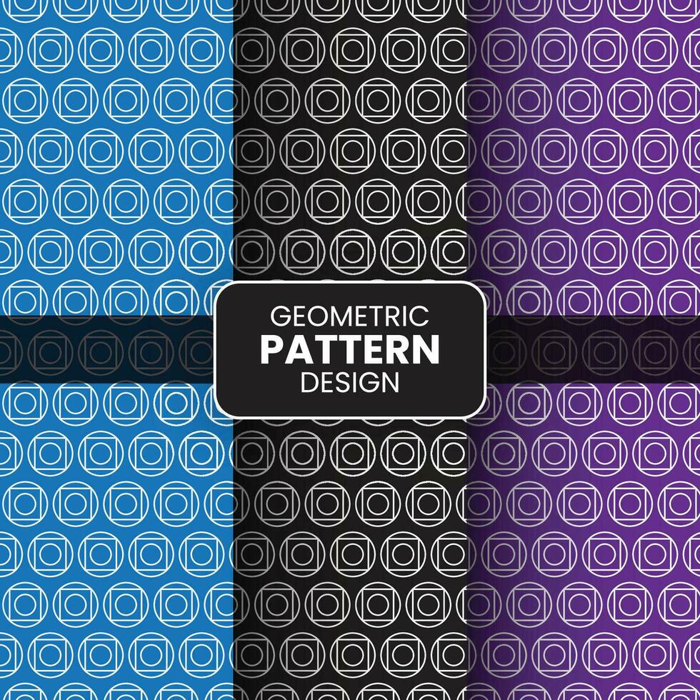Modern Geometric Pattern Design Template vector