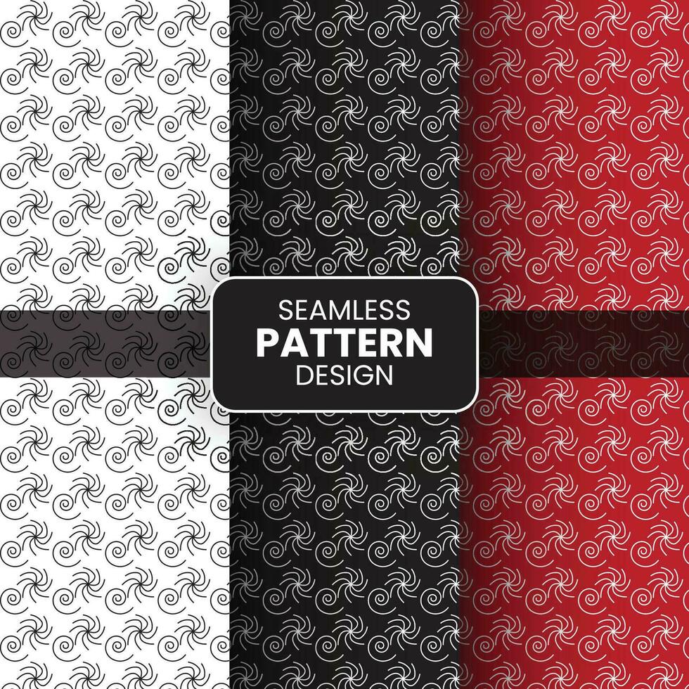 Unique Seamless Pattern Design Template vector