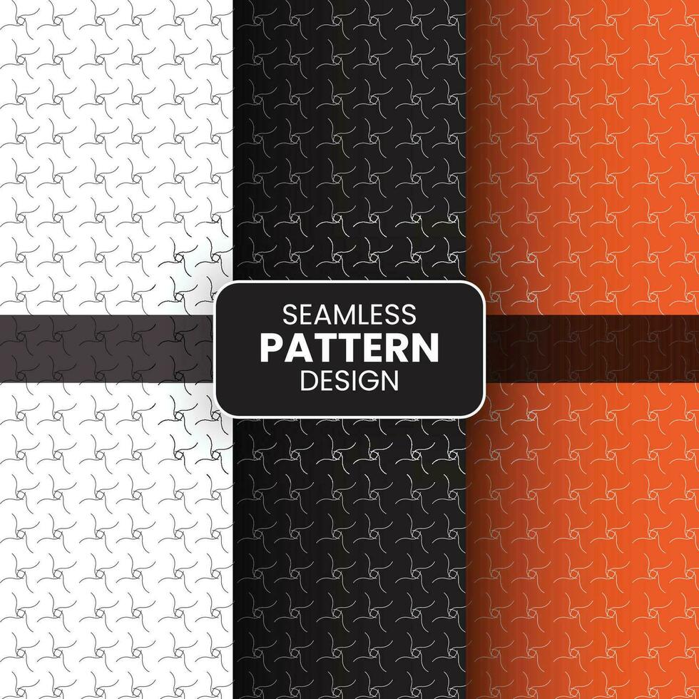 Unique Seamless Pattern Design Template vector