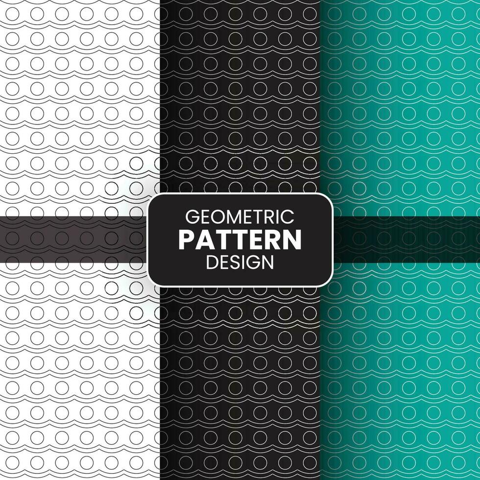 Modern Geometric Pattern Design Template vector