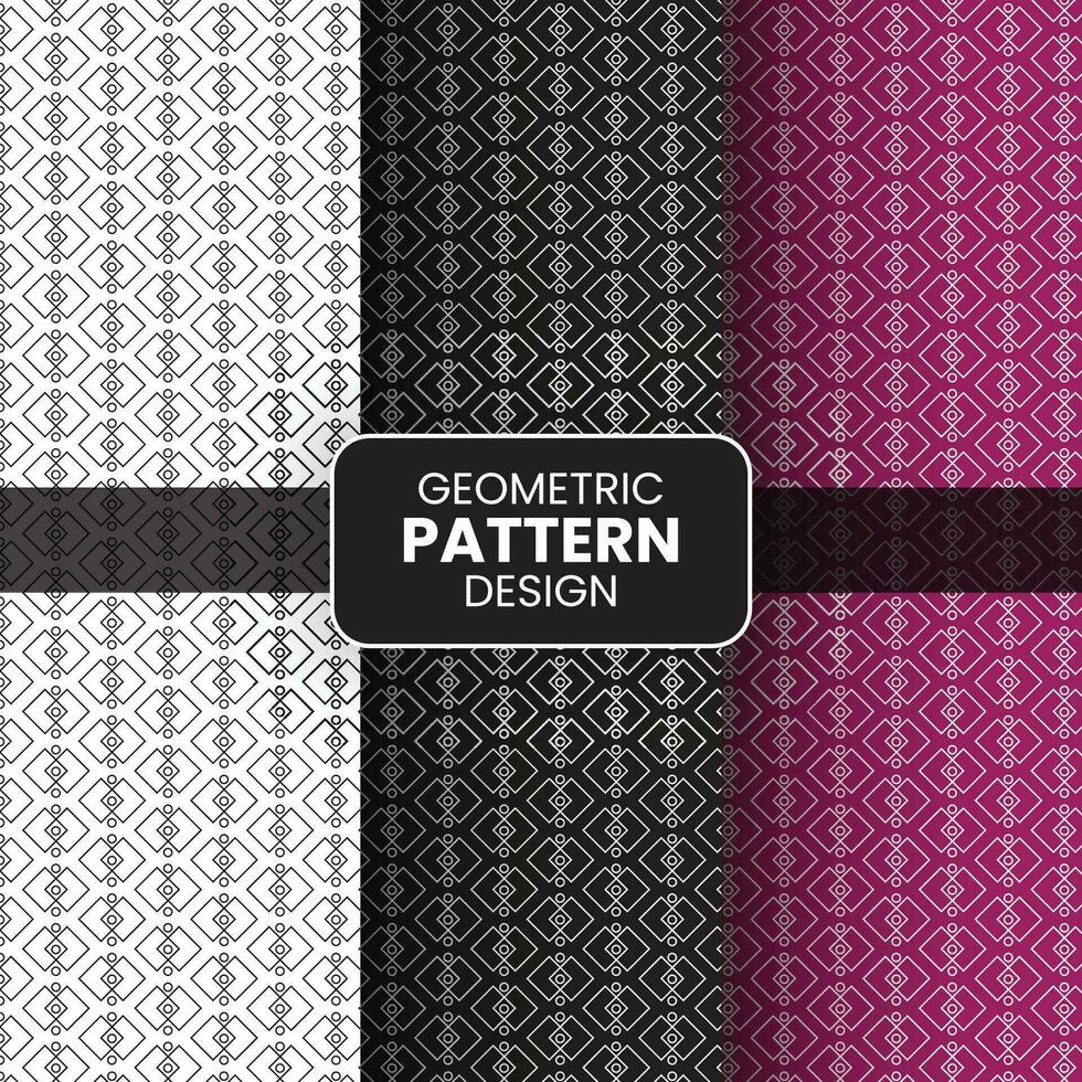 Modern Geometric Pattern Design Template vector