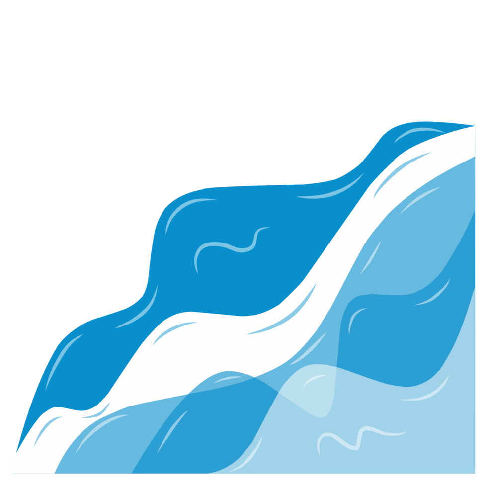 Blue ocean water png