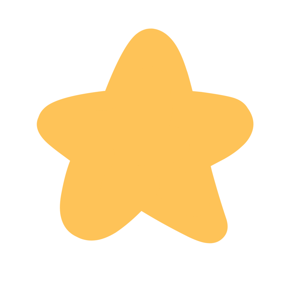 Yellow star rating png