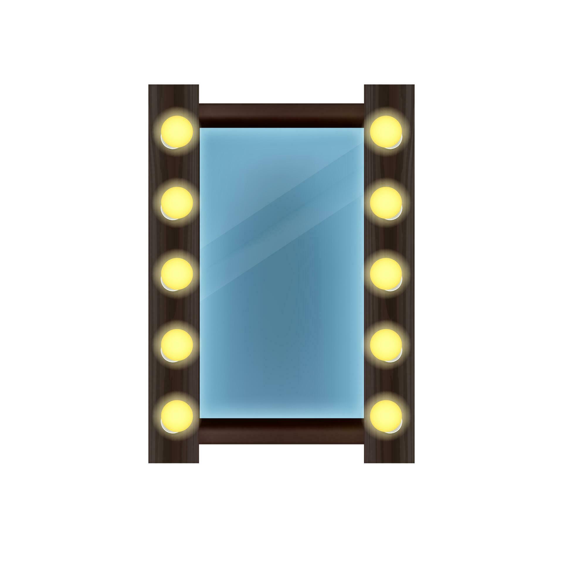 Realistic Detailed 3d Makeup Mirror. Vector 28291669 Vector Art at Vecteezy