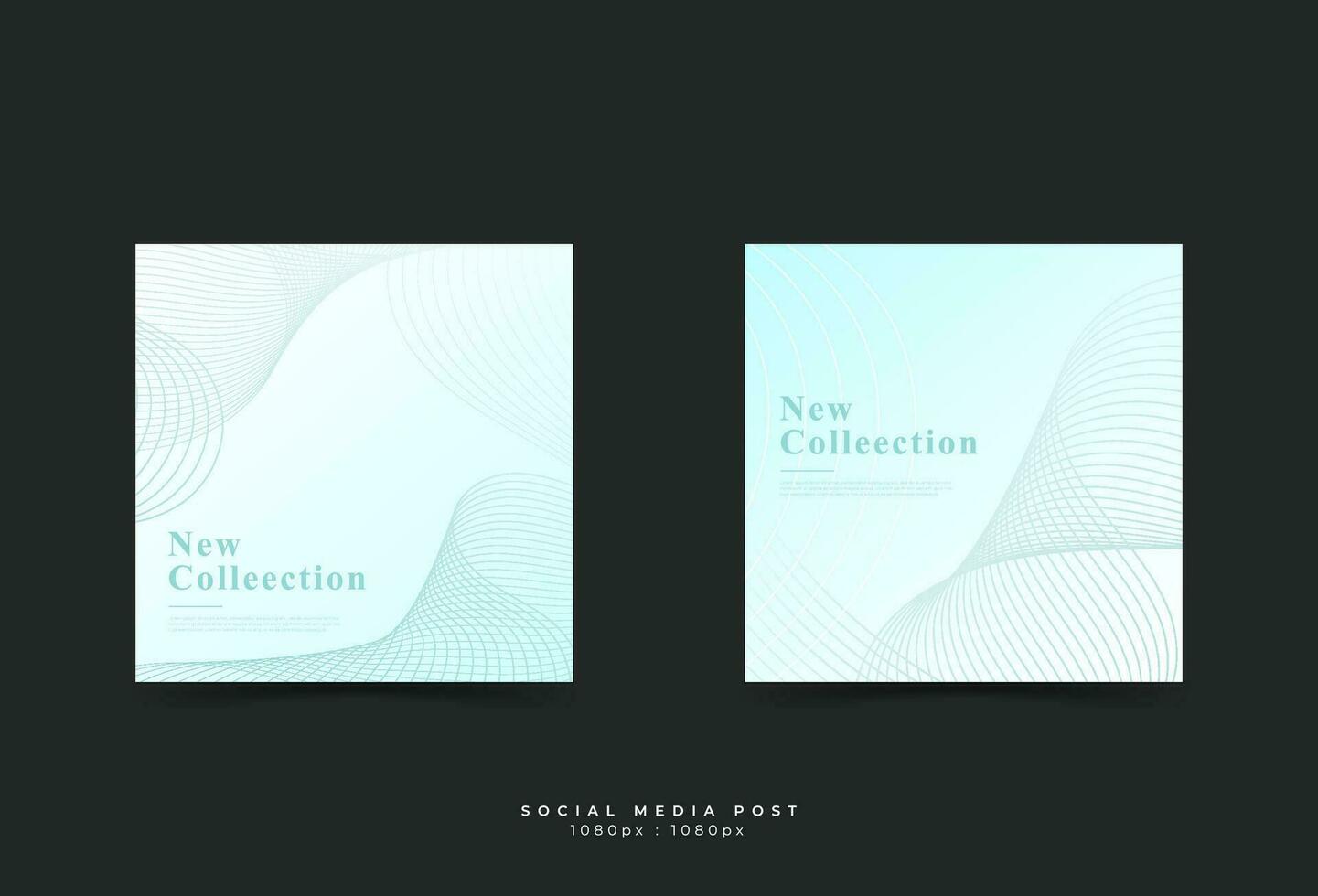 social media post template, corolful, white and blue gradations , abstract memphis vector