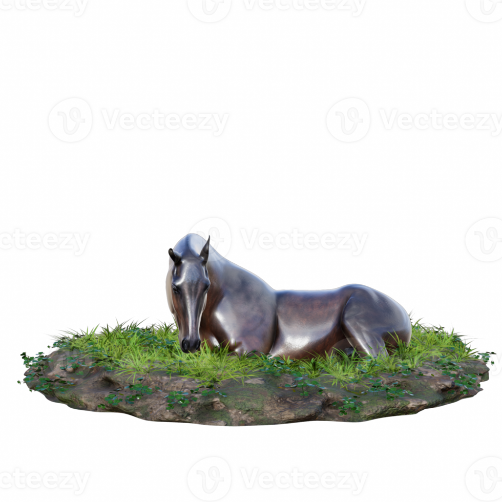 Horse isolated 3d png