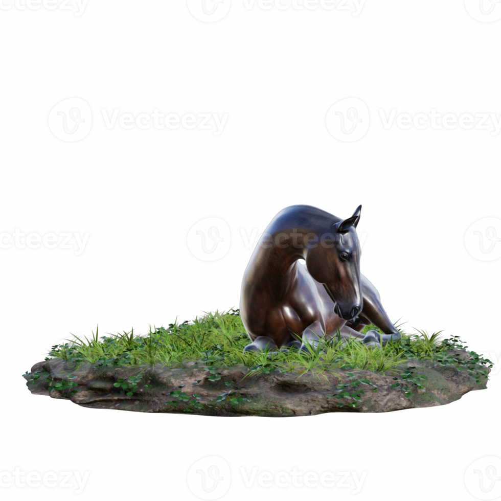 Horse isolated 3d png