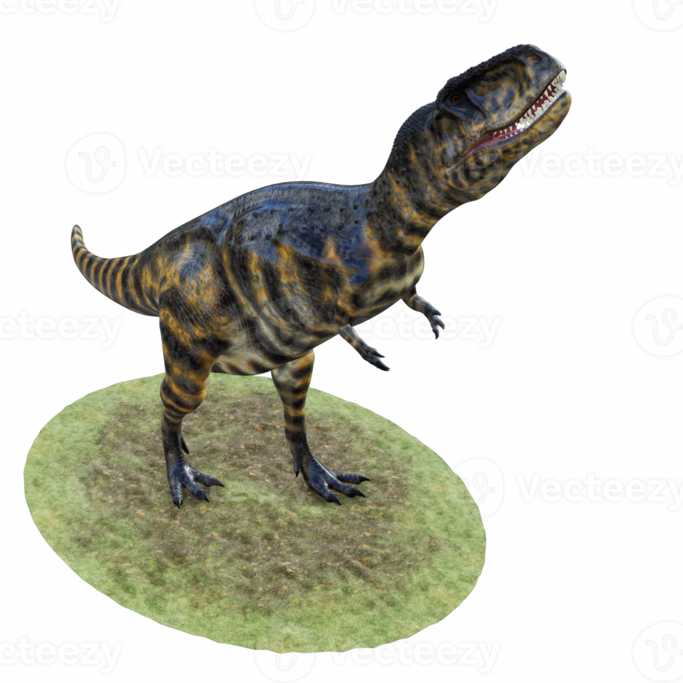 Dinosaur creature isolated 3d png