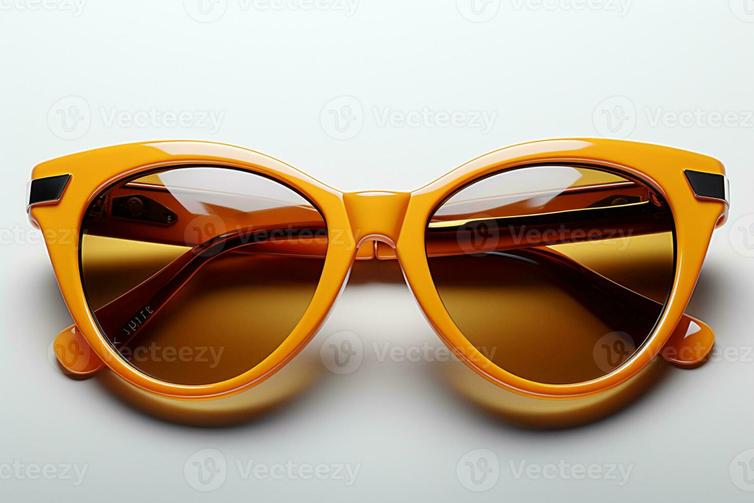 kiss sunglasses emoji 3d illustration 3d rendering on White Background AI Generated photo