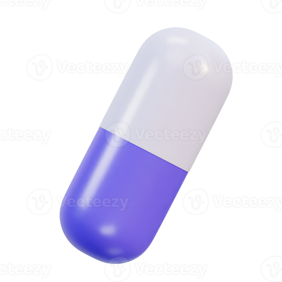 medical Pills capsule drug flying 3d icon illustration png