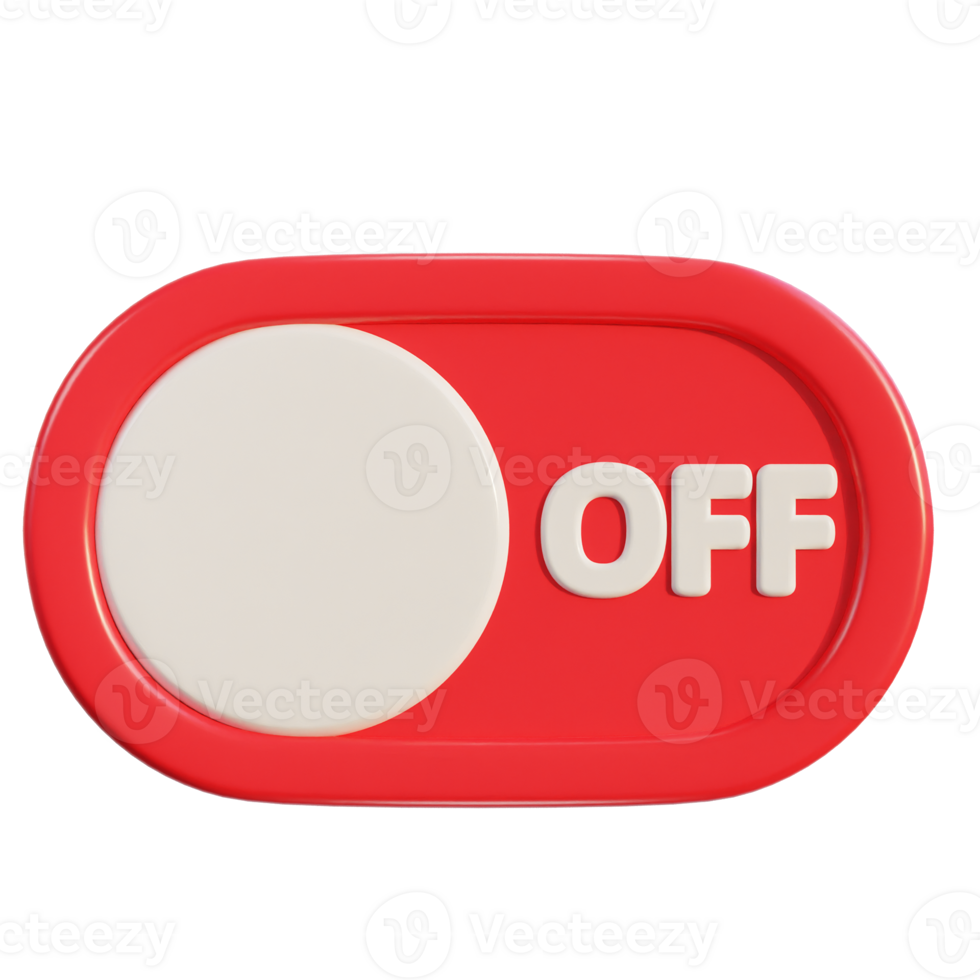 3d toggle switch buttons on and off icon illustration 28293865 PNG