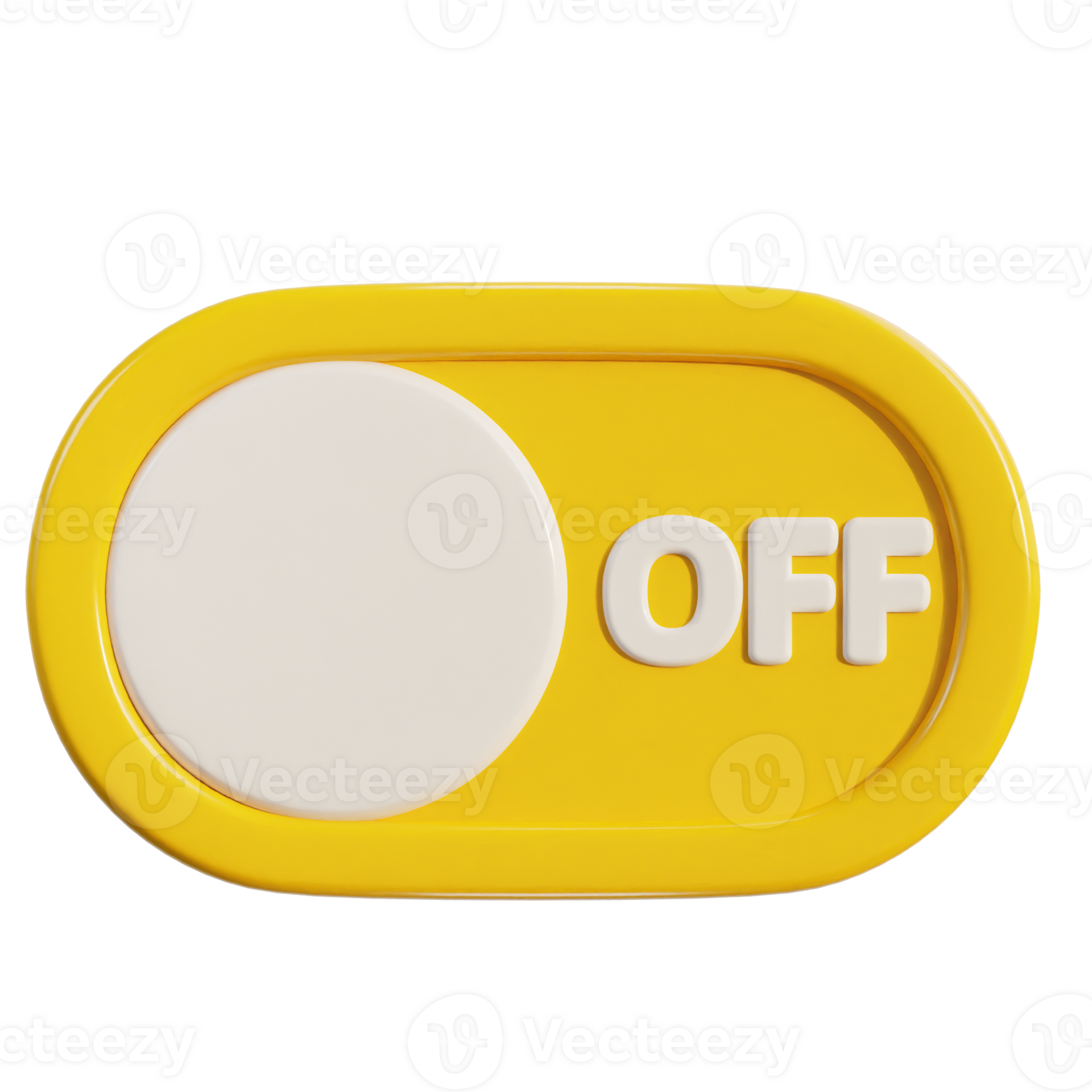 3d toggle switch buttons on and off icon illustration 28293911 PNG