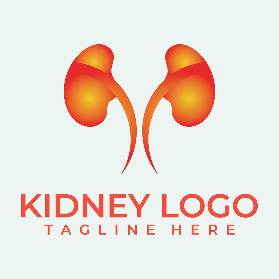 Kidney icon vector. vector