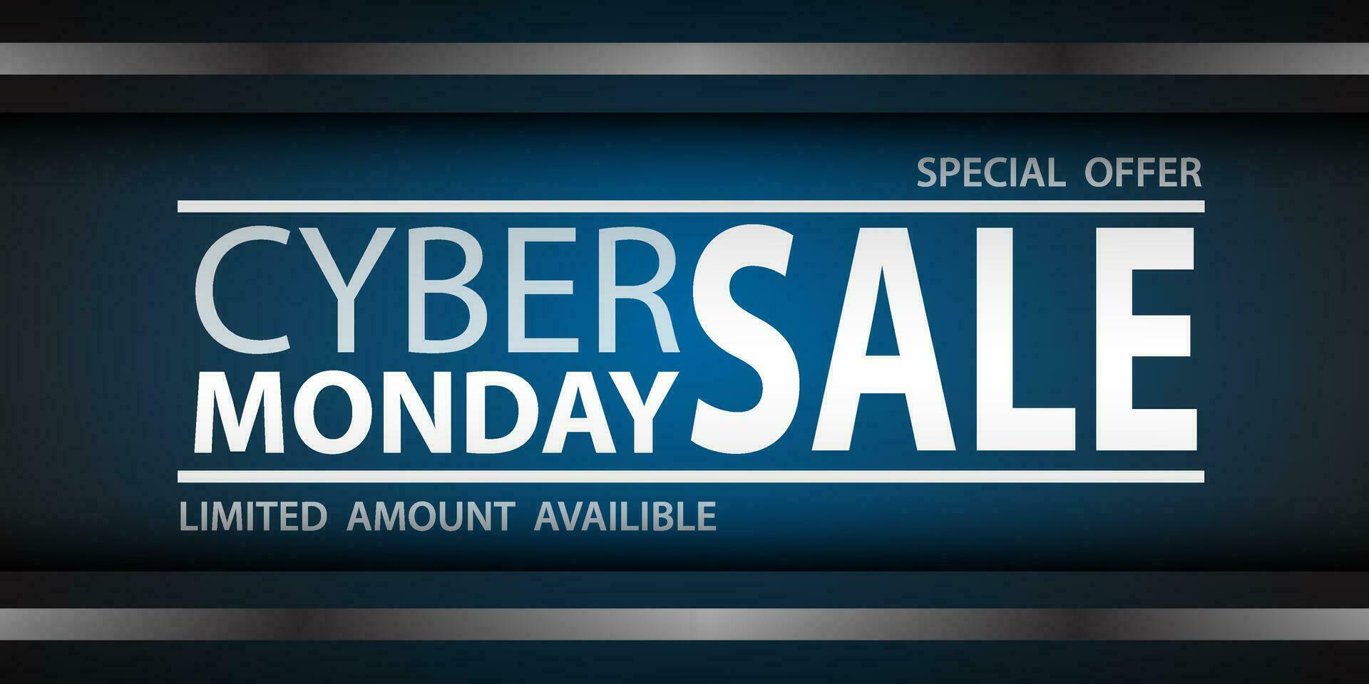 Venta de Cyber Monday vector