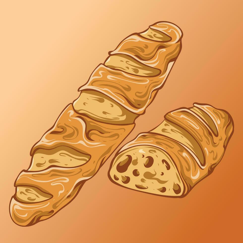 the art of Bakery illustration vector