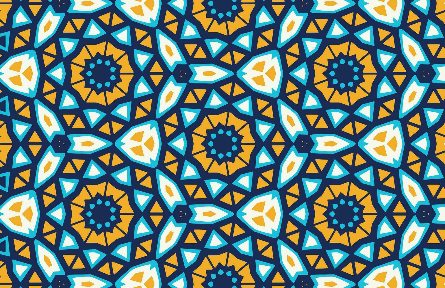 Arabic traditional colorful islamic pattern vector
