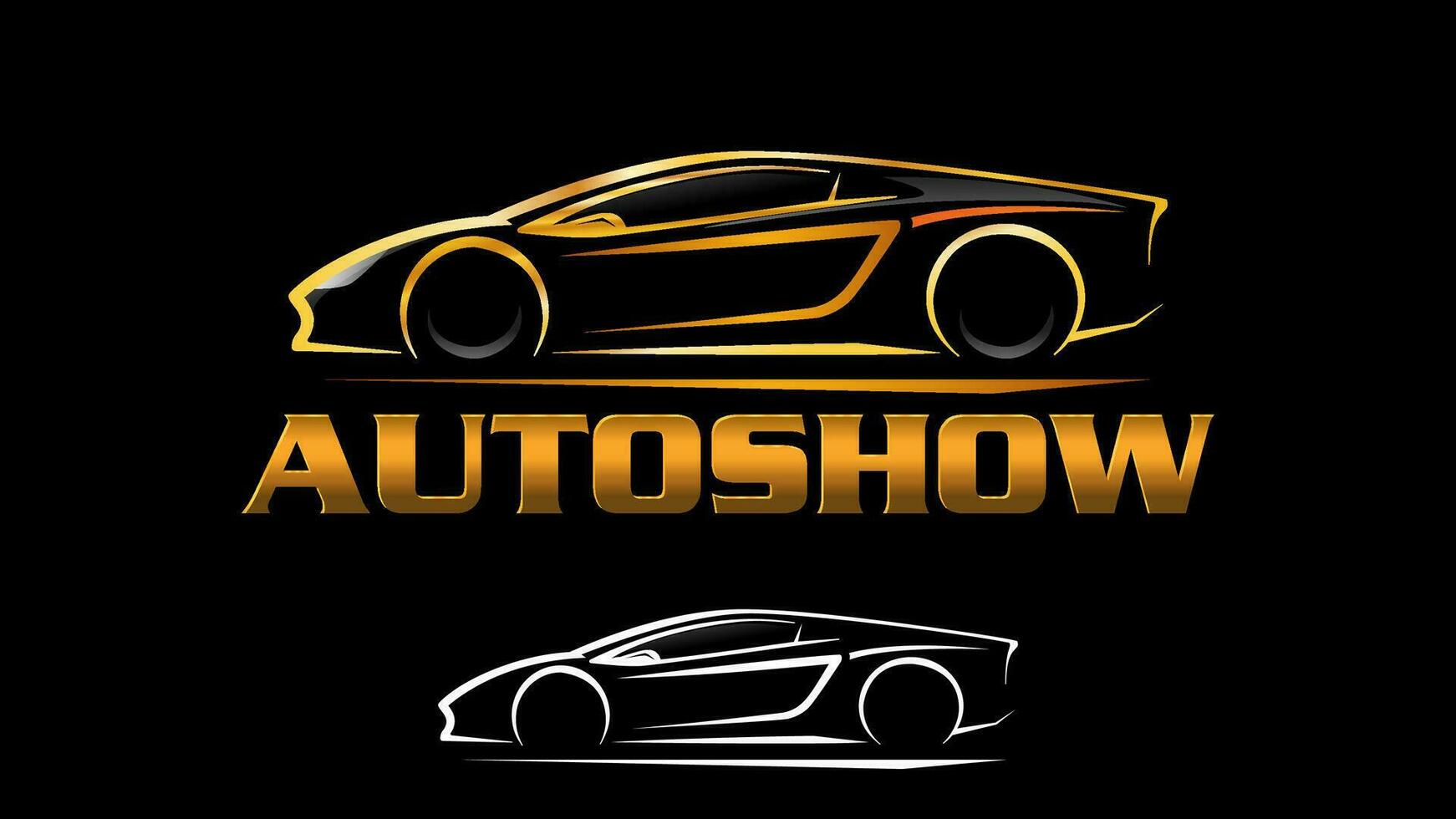 Auto Show Car Logo Vector Illustration. Suitable for any business related to car show or automotive industry
