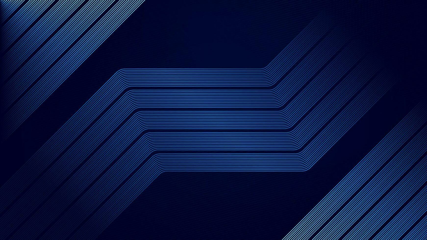 Abstract dark blue background with diagonal lines. Vector illustration eps10